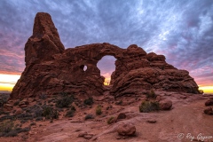 Arches-Standing-in-the-Sunset